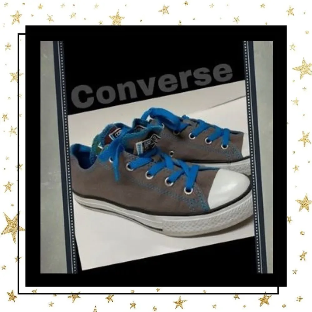 Converse Gray Colored Tongues Sneakers 3